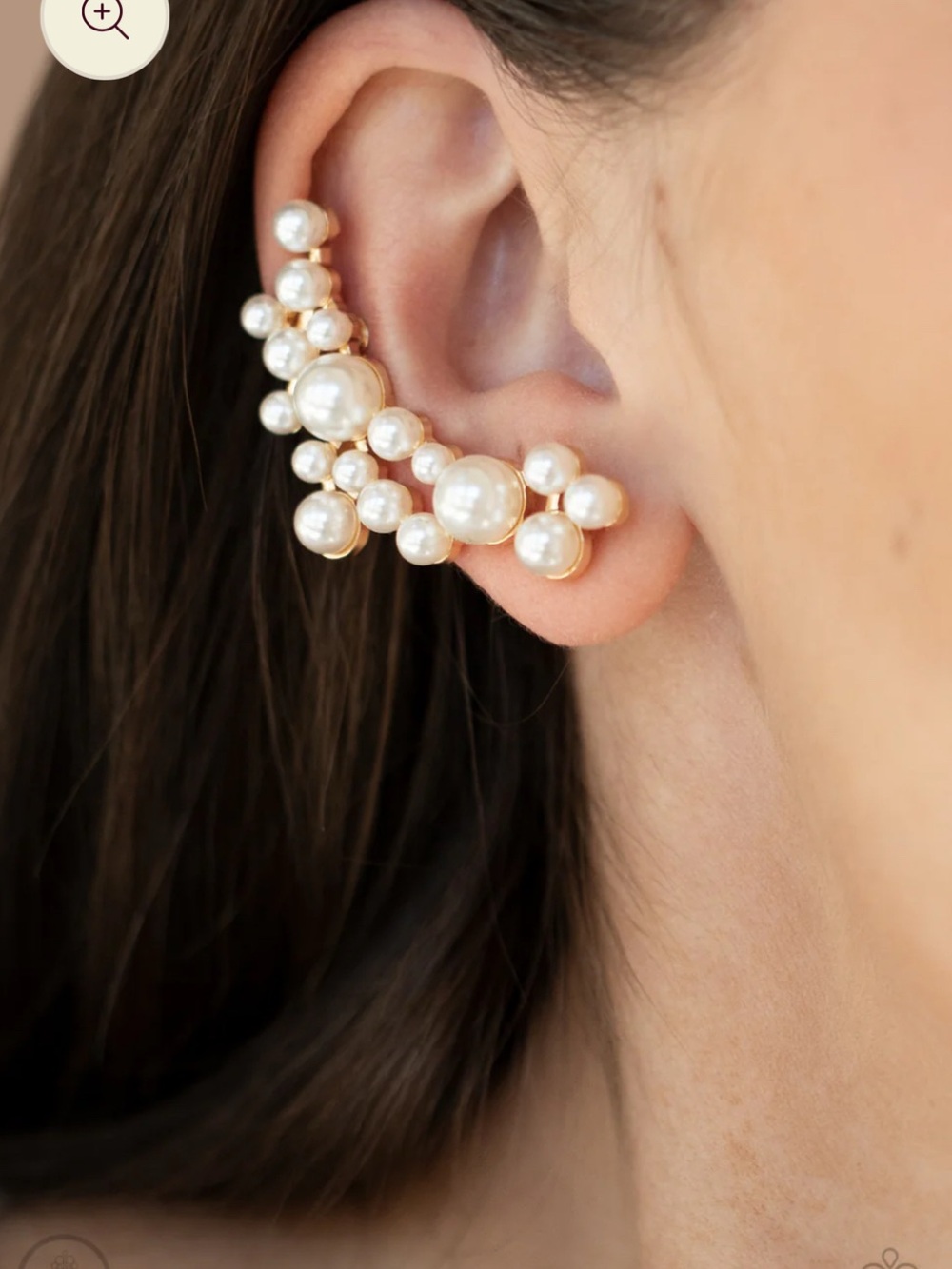 Metro Makeover Gold Ear Crawler Earrings